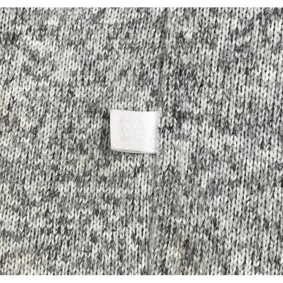 Lululemon Its Fleecing Cold Jacket Women's 10 Heather White/Dark Carbon Full Zip - Picture 2 of 10